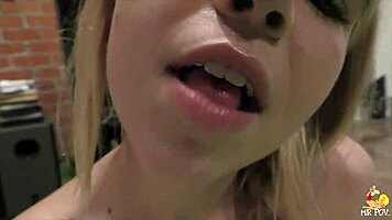 Alina West bends yoga poses into steamy POV action