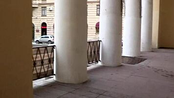 Attractive Brunette Tempted into Passionate Encounter by Seasoned Agent