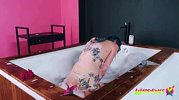 skinny emo amateur, wanna see me shove this big dildo up my ass deep?