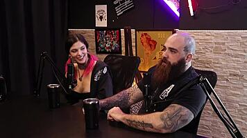 qween and iron biker sizzle in sensual interracial casting highlights part 9