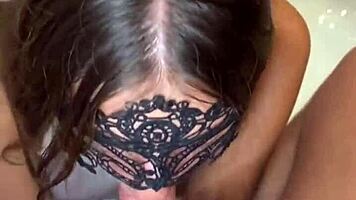 yoya grey drenched in clothed wet pussy slamming