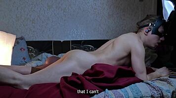 dirty talk leads to loud moans and pillow humping orgasm