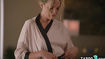 Perv bro silences petite asian's mouth with cock