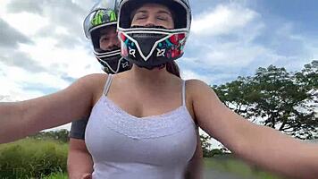 my sexy latina babe picked me up after class 😈 she wanted fun