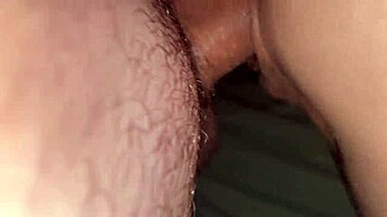 neighbor's big tits cum-covered after sneaky doggystyle fuck