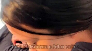 Asian novinha raw fucked by trainer who sneaks off condom pov
