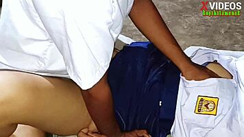 Indonesian Student Fucks Hard In Dorm Room Missionary Style