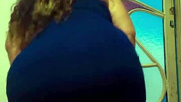 secret bbw brazilian shakes oiled big ass backstage