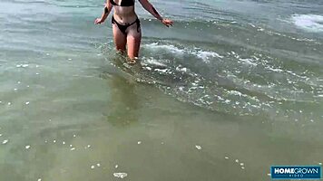 Gorgeous Blonde Teases BF Mark Pirson