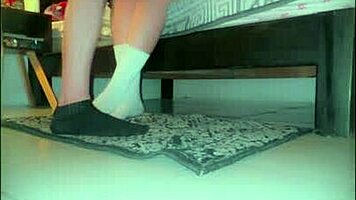 linda sneaks neighbor into college room for hardcore pounding she films every thrust herself