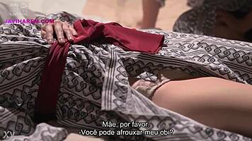 asian milf sneaks passionate fuck with friend during family trip JAV legendado