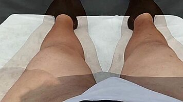 watch my tiny phimosis cock spurt while my girl fingers her juicy pussy?