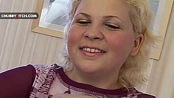 Shy chubby teen pounded hard in first hardcore shoot