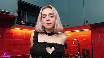 molly rides her lover's cock in steamy pov spooning fun