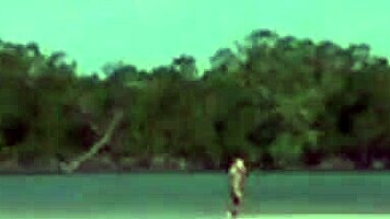 brazilian babe stuffed with cocks in outdoor mmf threesome