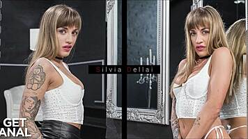 silvia dellai rides bbc for deepest anal orgasms ever