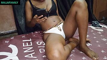 Homemade Naija ebony teen gets her juicy pussy licked and clit sucked passionately.
