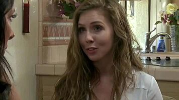 Blonde principal discovers intimate secrets with busty milf teacher in office