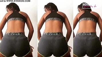 Brazilian sluts in lingerie shake big asses in twerk compilation