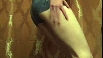 Juliaveil's TikTok Dance Tease in Fishnets, Miniskirt, and Tiny Tits Outfits