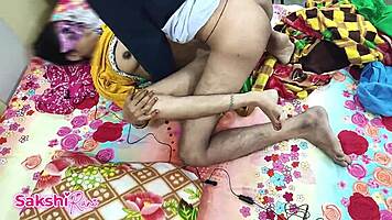 desi couple romances into hardcore hotel pussy pounding all night