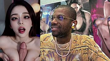 Japanese slut's tight ass pounded cum facial on big tits whore