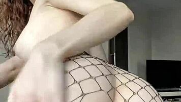 sofia siemens strips nude showing off her big tits body then masturbates homemade amateur style
