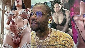 Petite Transgender Girl Cock Sucked Fetish Cumshot Train Ride Shower