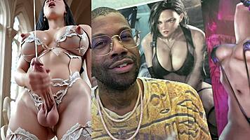 Petite Transgender Girl Cock Sucked Fetish Cumshot Train Ride Shower