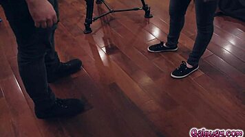 mackenzie moss and kira noir get ordered by casey calvert to dive deep into her pussy licking and fingering