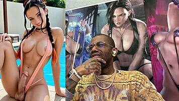 Petite Transgender Girl Cock Sucked Fetish Cumshot Train Ride Shower