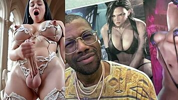 Petite Transgender Girl Cock Sucked Fetish Cumshot Train Ride Shower