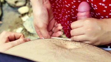 Petite Cutie Ravished Publicly by Riverside in Open Air