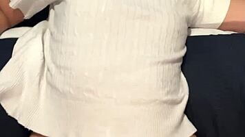 beautiful asian teen fucked hard by huge white cock facial