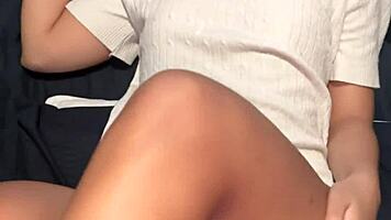 beautiful asian teen fucked hard by huge white cock facial