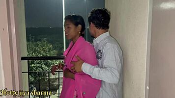 when husband leaves mature indian beauty gets her big ass and pussy pounded