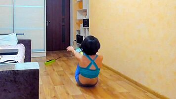 Hey watch this gymnast brunette dildo titfuck pussy lips fondling acrobatic masturbation? Juicy big tits out!