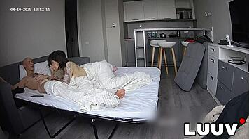 luuv abaddon's girlfriend sneaks seductive home cam show just for fans