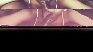 seductive ebony teen 18+ sways hot in bad guy music compilation beats