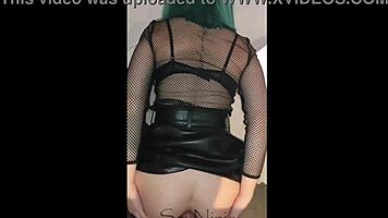 lesbian babe tries huge cock bent over doggystyle creampie