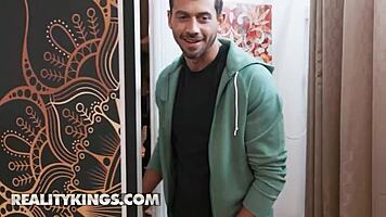 i'm queenie sateen fuckin my bf in dorm an vanna bardot joins our hot 3some