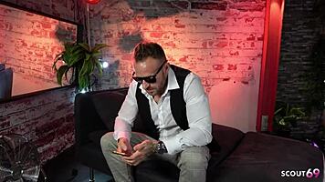 I fuckd curvy german babe's big ass tits came in mouth