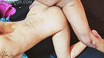 latina girlfriend begs for deeper harder pounding during wild sex