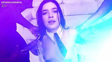 Sofia grace takes balls deep bbc anal first time with ripped clothes and piss play