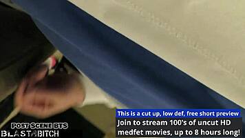 Doctor blasts tanned latina patient's ass with hot cum pov