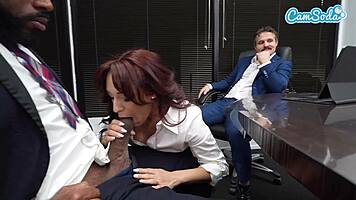 Cuckold Watches Monster BBC Ruin Petite Wife's Tight Holes