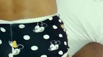 fingering tight wet pussy of cute 20-year-old brunette latina