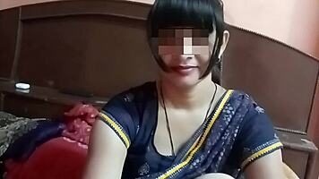 desi long hair babe rides hard in cowgirl with clear moans