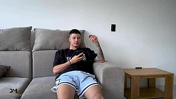 Daniela Andrea ditches dinner to suck Danner Mendez big cock