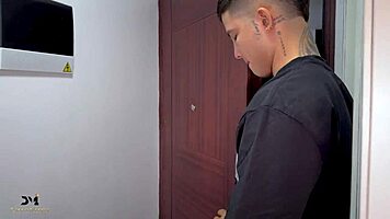 Daniela Andrea ditches dinner to suck Danner Mendez big cock